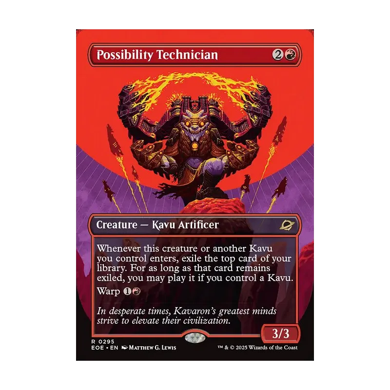 Possibility Technician (Borderless) - Edge of Eternities (Near Mint)