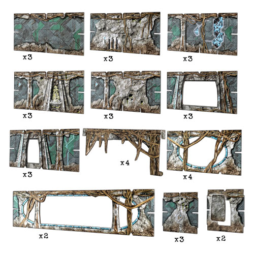 Battle Systems Terrain: Alien Catacombs