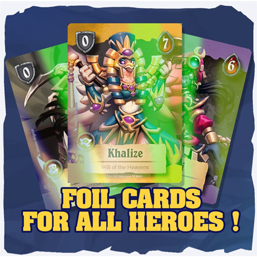 Super Fantasy Brawl: Hero Foil Cards (Spanish Version) (Clearance)