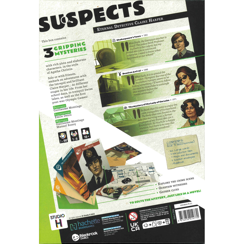 Suspects: Eternal Detective Claire Harper
