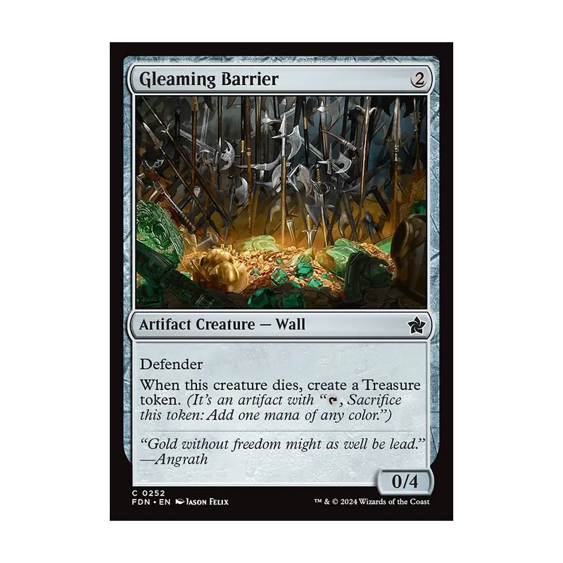 Gleaming Barrier - Foundations (Near Mint)