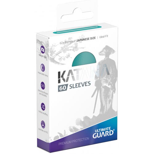 Katana Sleeves: Japanese Size - Turquoise (60)