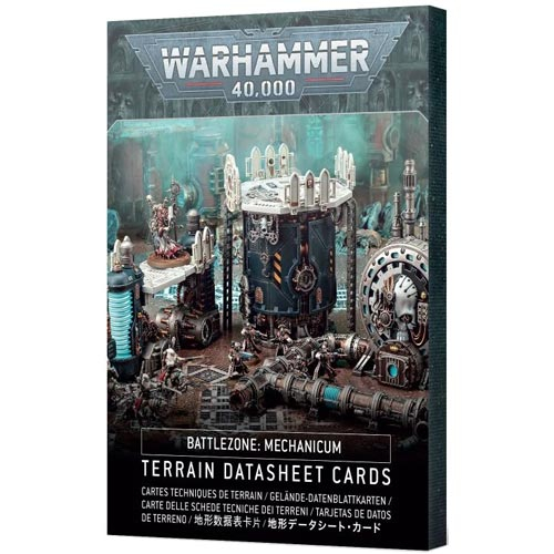 Warhammer 40K: Battlezone Mechanicum - Terrain Datasheet Cards (Clearance)