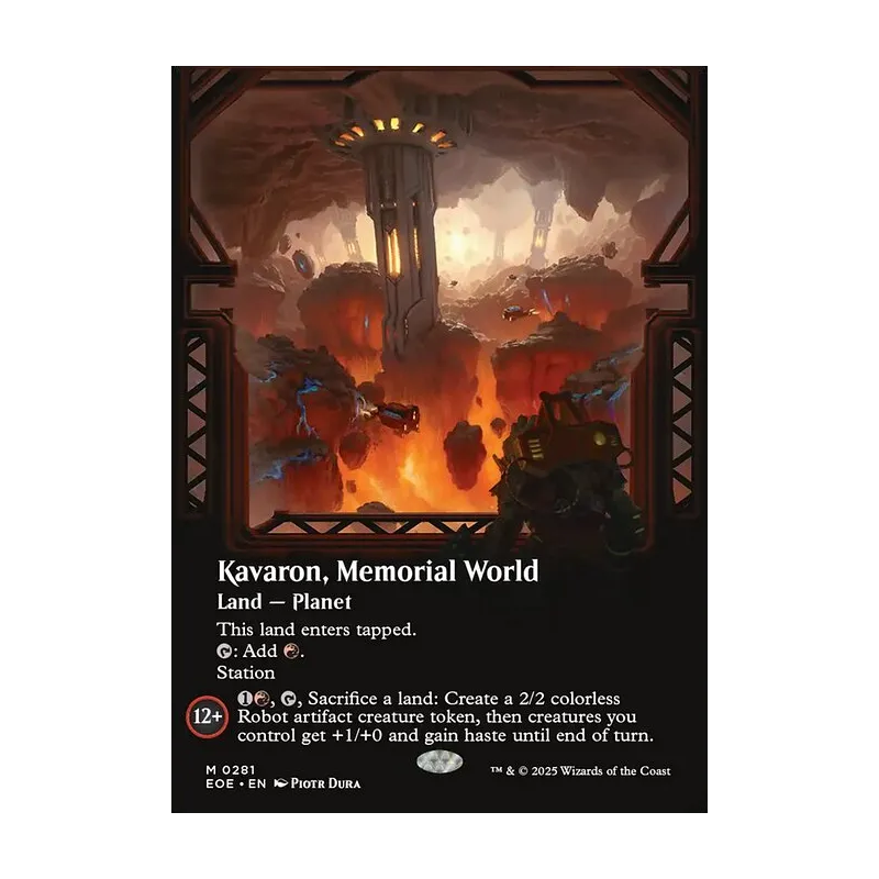Kavaron, Memorial World (Borderless) - Edge of Eternities (Near Mint)