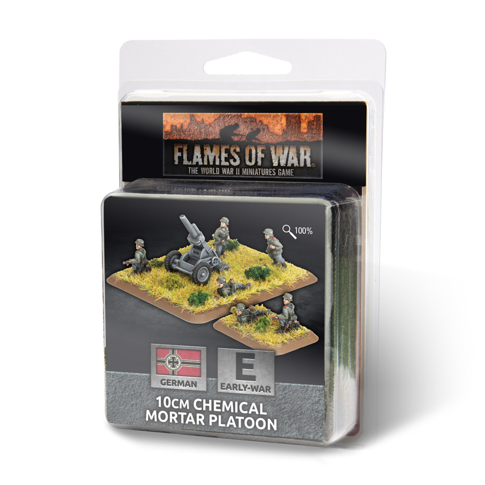 Flames of War WW2: German - 10cm Chemical Mortar Platoon