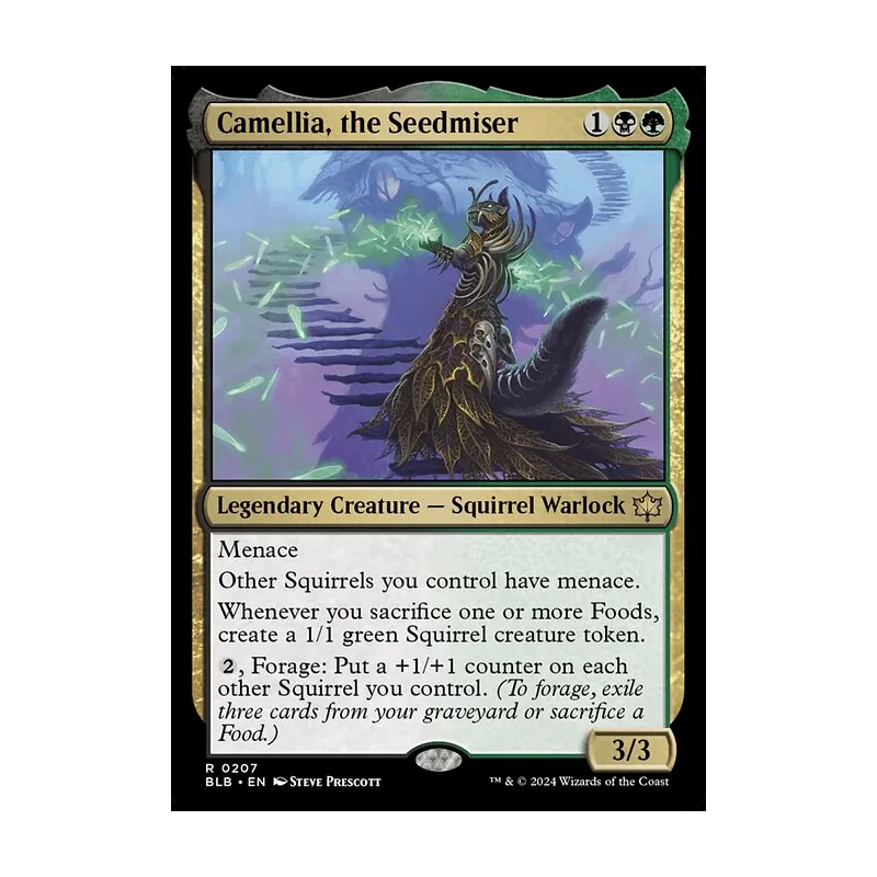 Camellia, the Seedmiser - Bloomburrow (Near Mint)