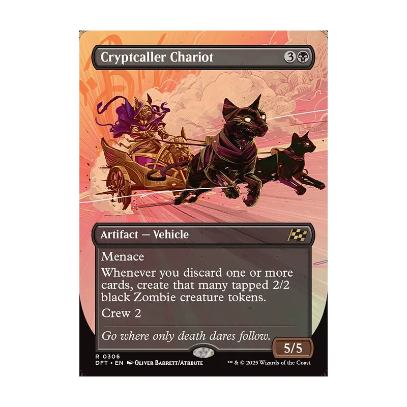 Cryptcaller Chariot (Borderless) - Aetherdrift (Near Mint)