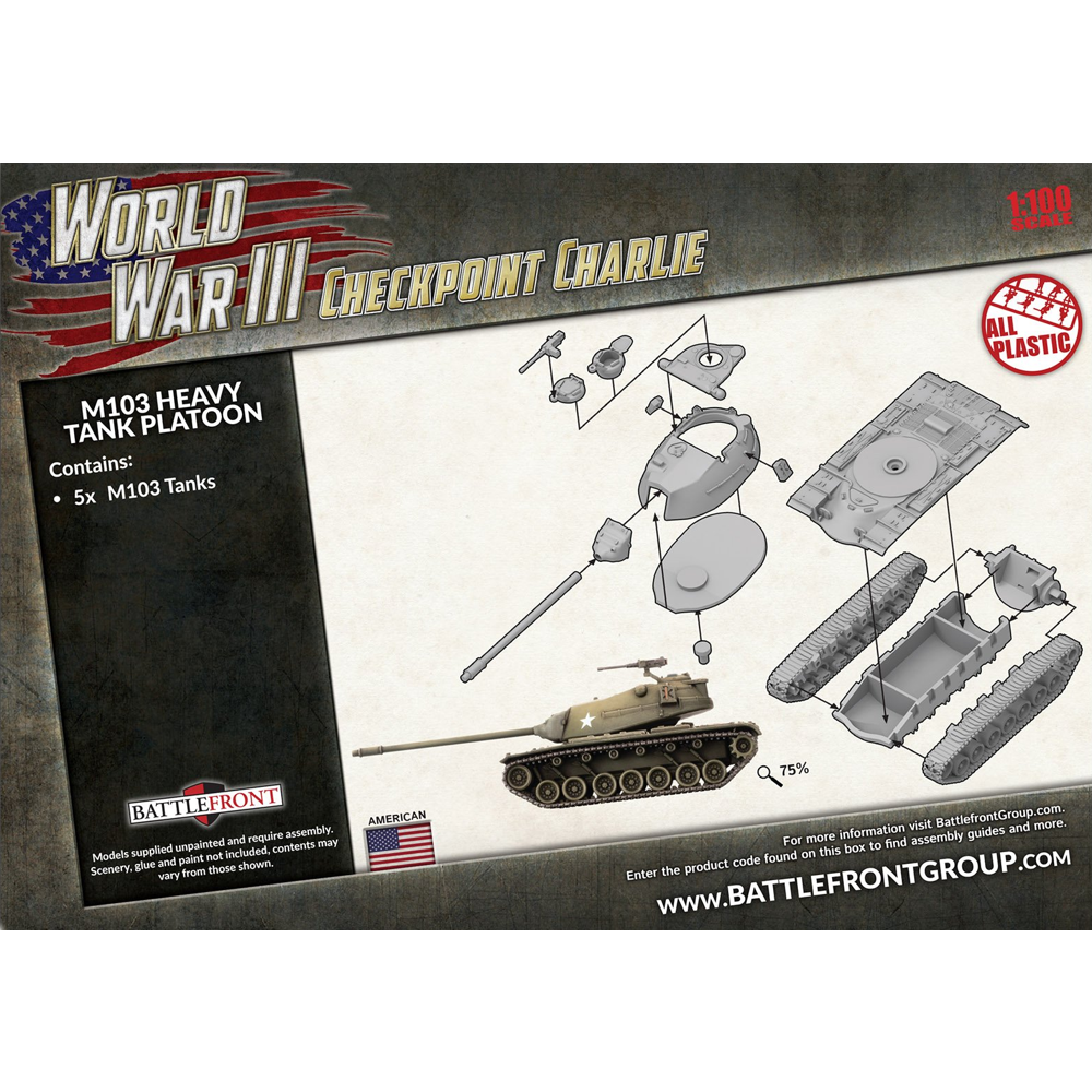 WWIII Team Yankee: American - M103 Heavy Tank Platoon