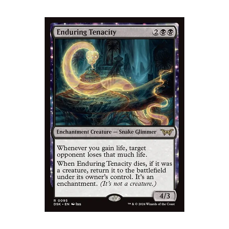 Enduring Tenacity - Duskmourn: House of Horror (Foil Near Mint)