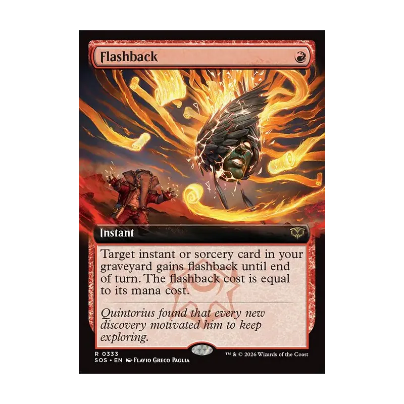 Flashback (Extended Art) - Secrets of Strixhaven (Near Mint)