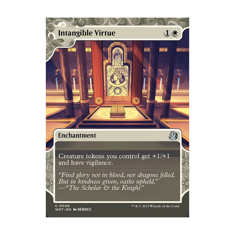 Intangible Virtue - Wilds of Eldraine: Enchanting Tales (Near Mint)
