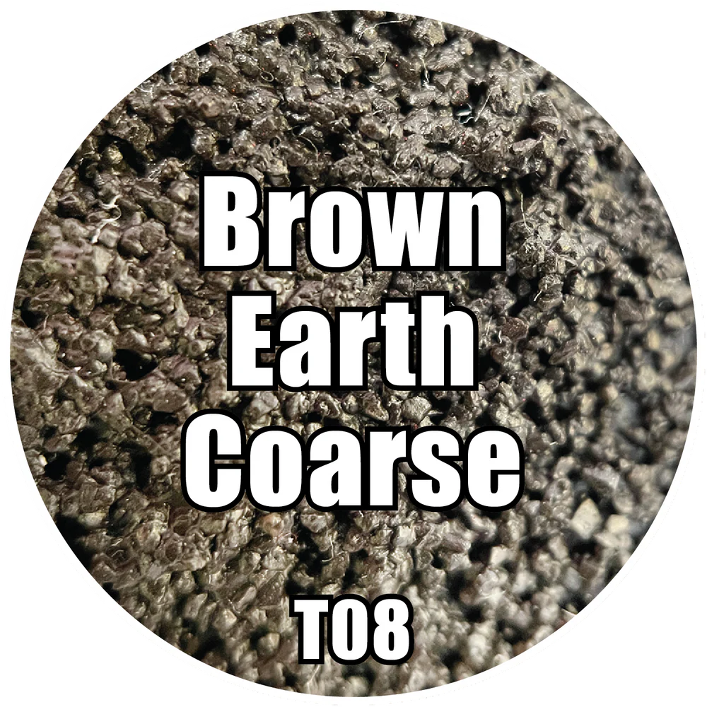 Monument Hobbies: Pro Acryl Basing Textures COARSE - Brown Earth (120ml)