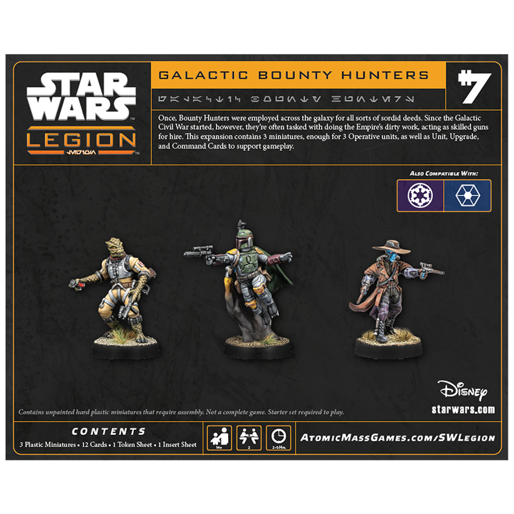 Star Wars: Legion - Galactic Bounty Hunters (Preorder)
