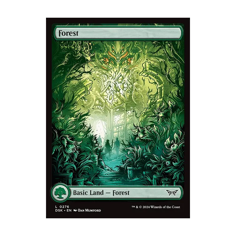 Forest (0276) - Full Art - Duskmourn: House of Horror (Foil Near Mint)