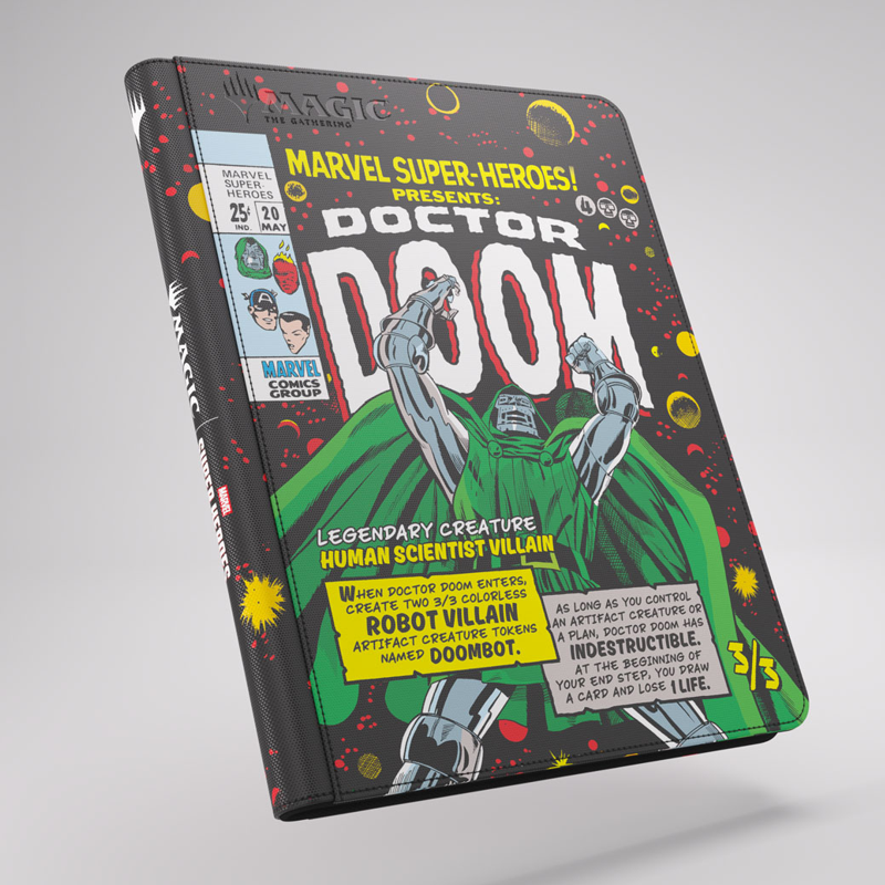 MTG 18-Pocket Zip-Up Album: Marvel Super Heroes - Doctor Doom