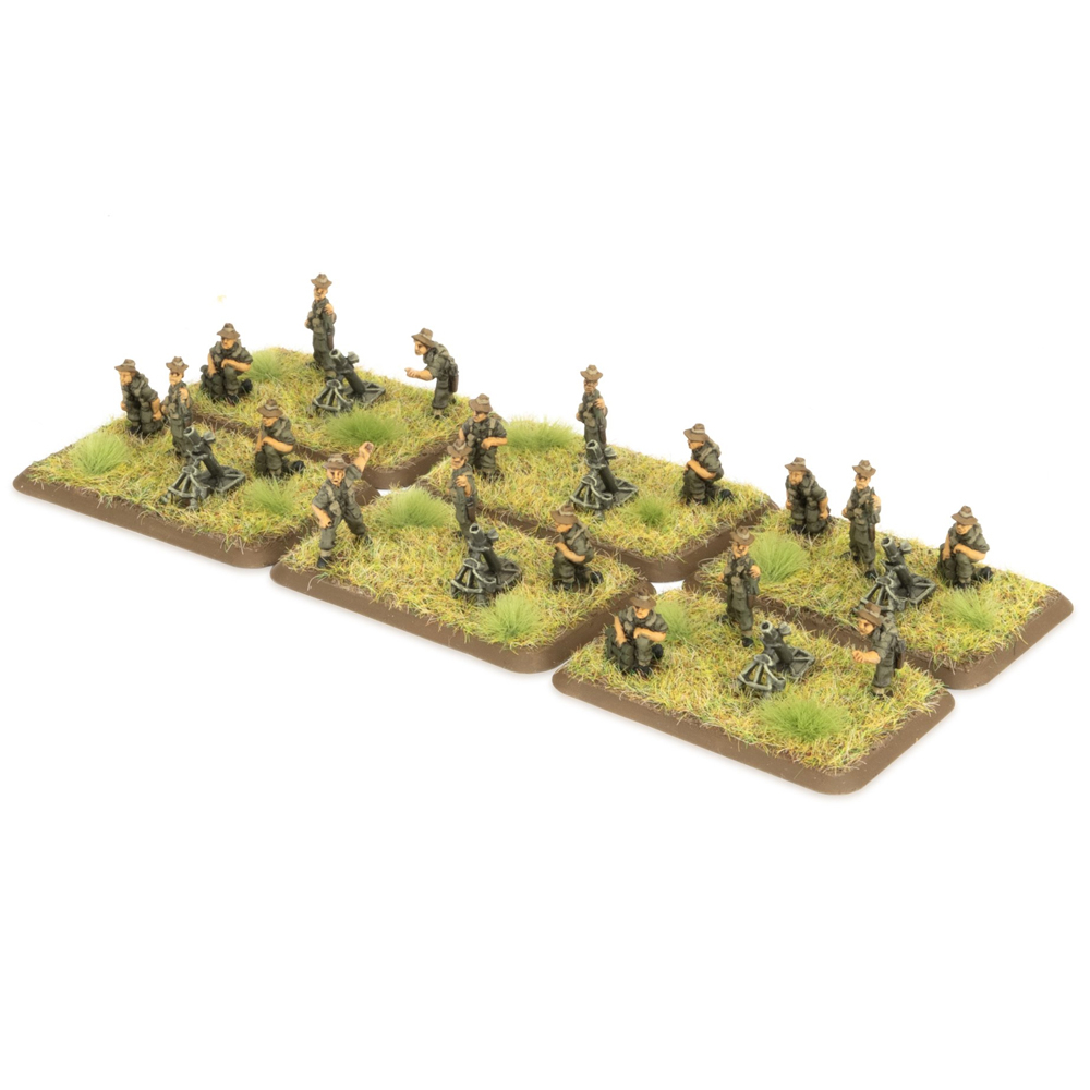 Flames of War WW2: British - 3-inch Mortar Platoon (Far East)