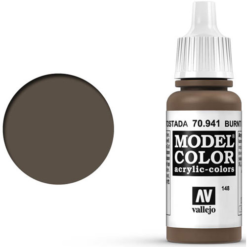 Vallejo Model Color Paint: Burnt Umber