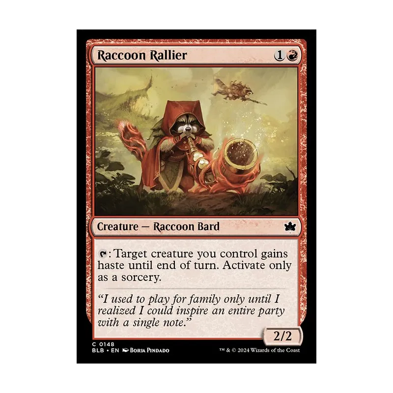 Raccoon Rallier - Bloomburrow (Near Mint)