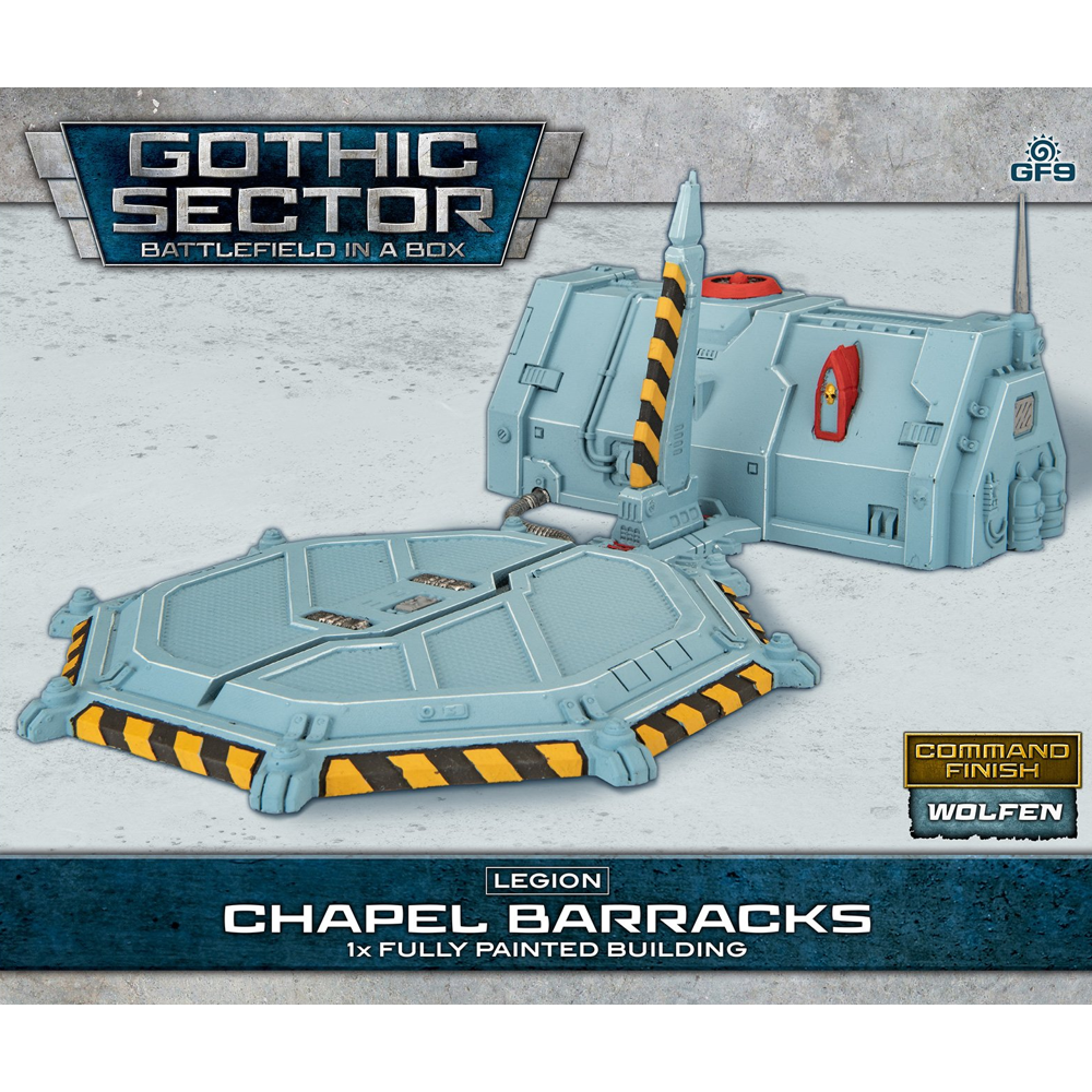 Battlefield in a Box: Gothic Sector - Legion Chapel Barracks (Command Finish Wolfen)