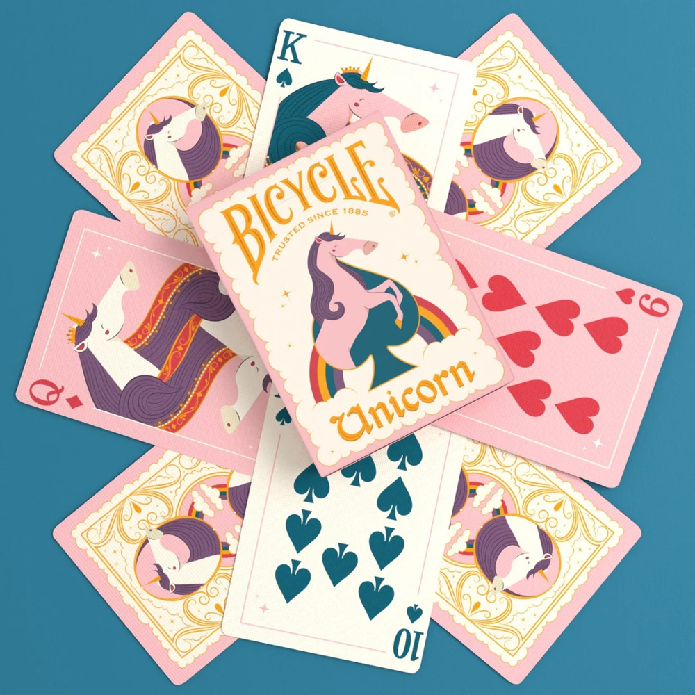 Bicycle Playing Cards: Pink Unicorn (Preorder)
