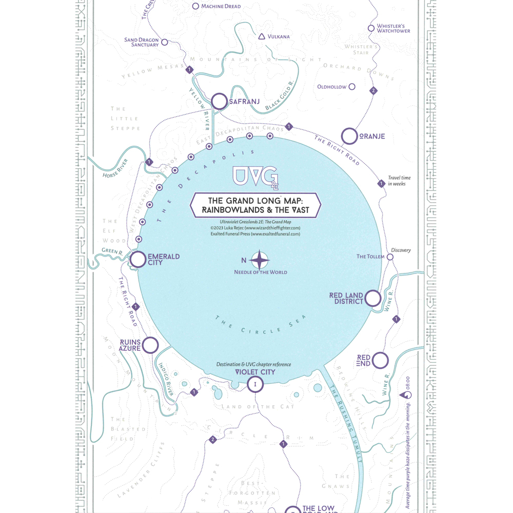 Ultraviolet Grasslands 2E RPG: The Grand Long Map