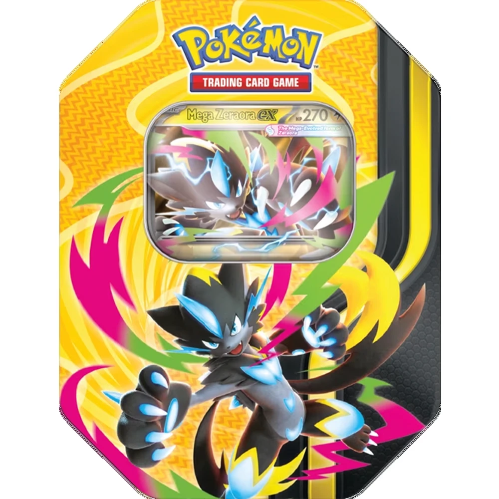 Pokemon TCG: Mega Forces Tin - Mega Zeraora ex (Preorder)