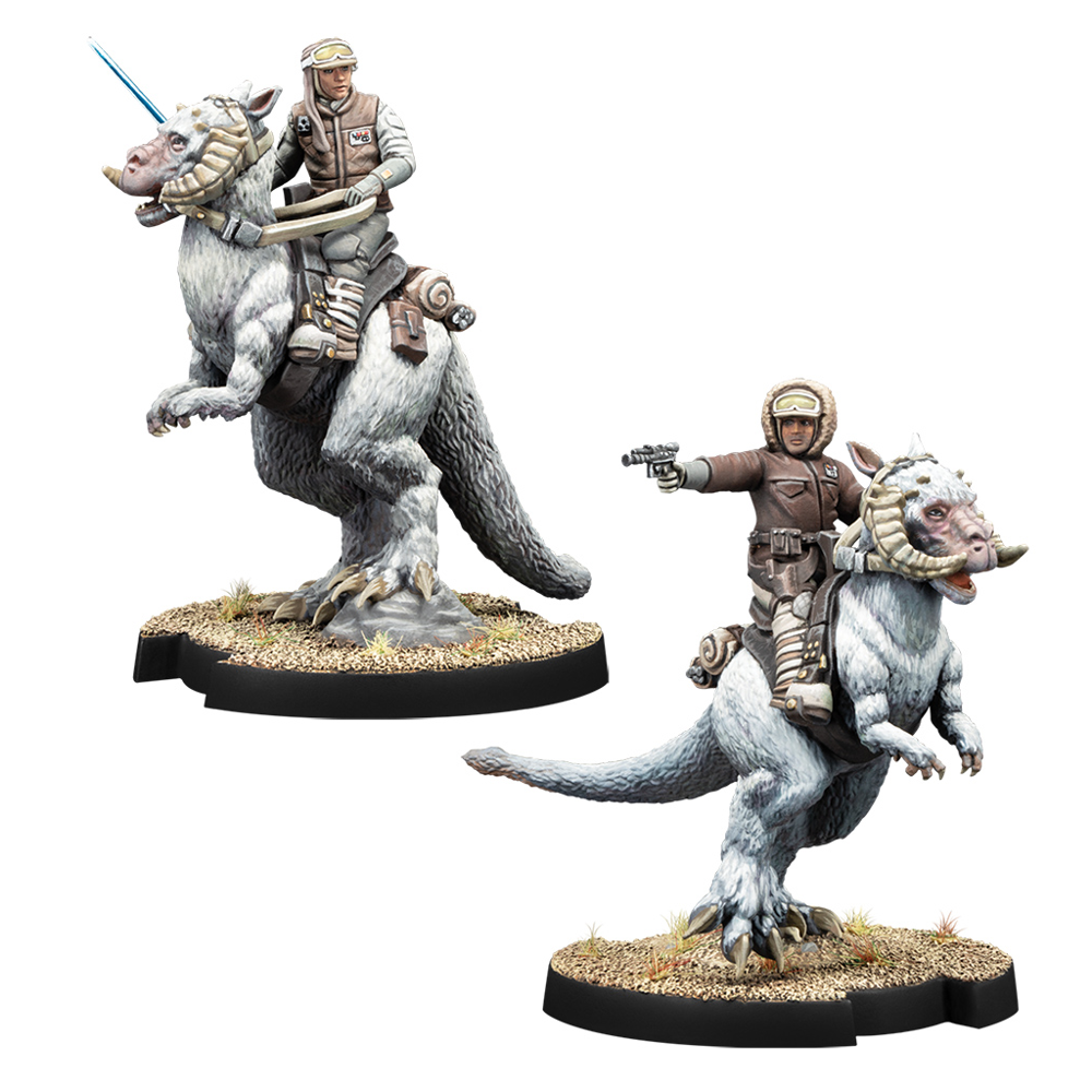 Star Wars: Legion - Captain Solo & Commander Skywalker on Tauntauns (Multilingual)