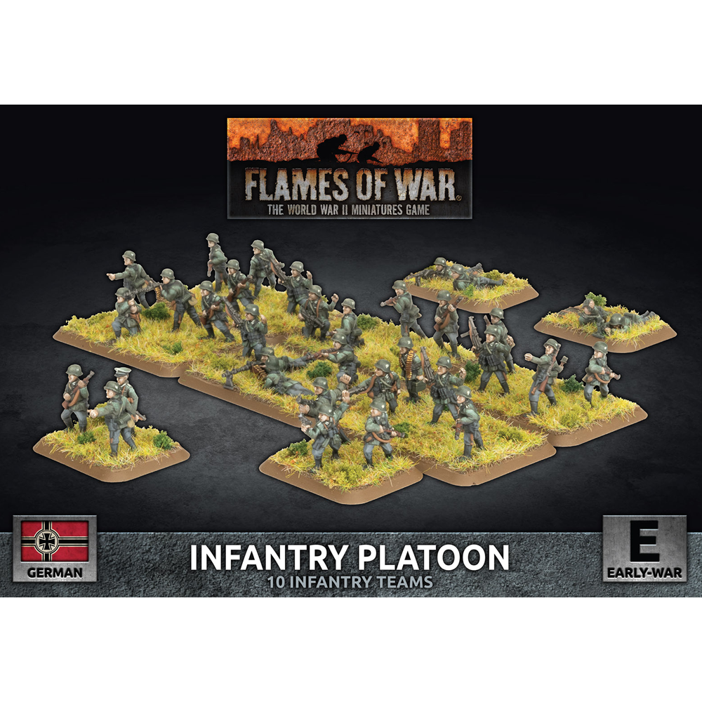 Flames of War WW2: German - Infantry Platoon
