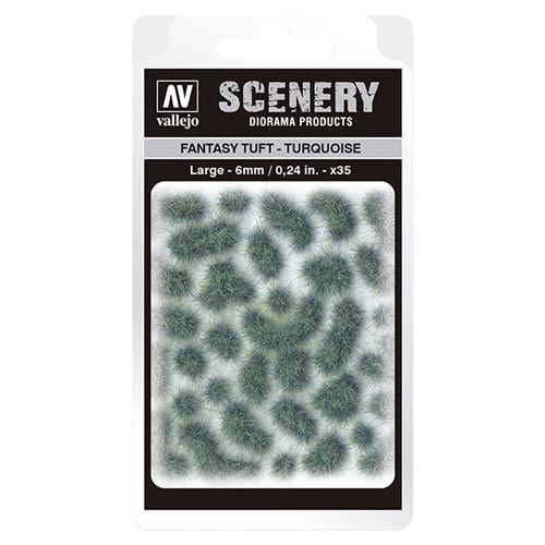 Scenery: Large Fantasy Tuft - Turquoise
