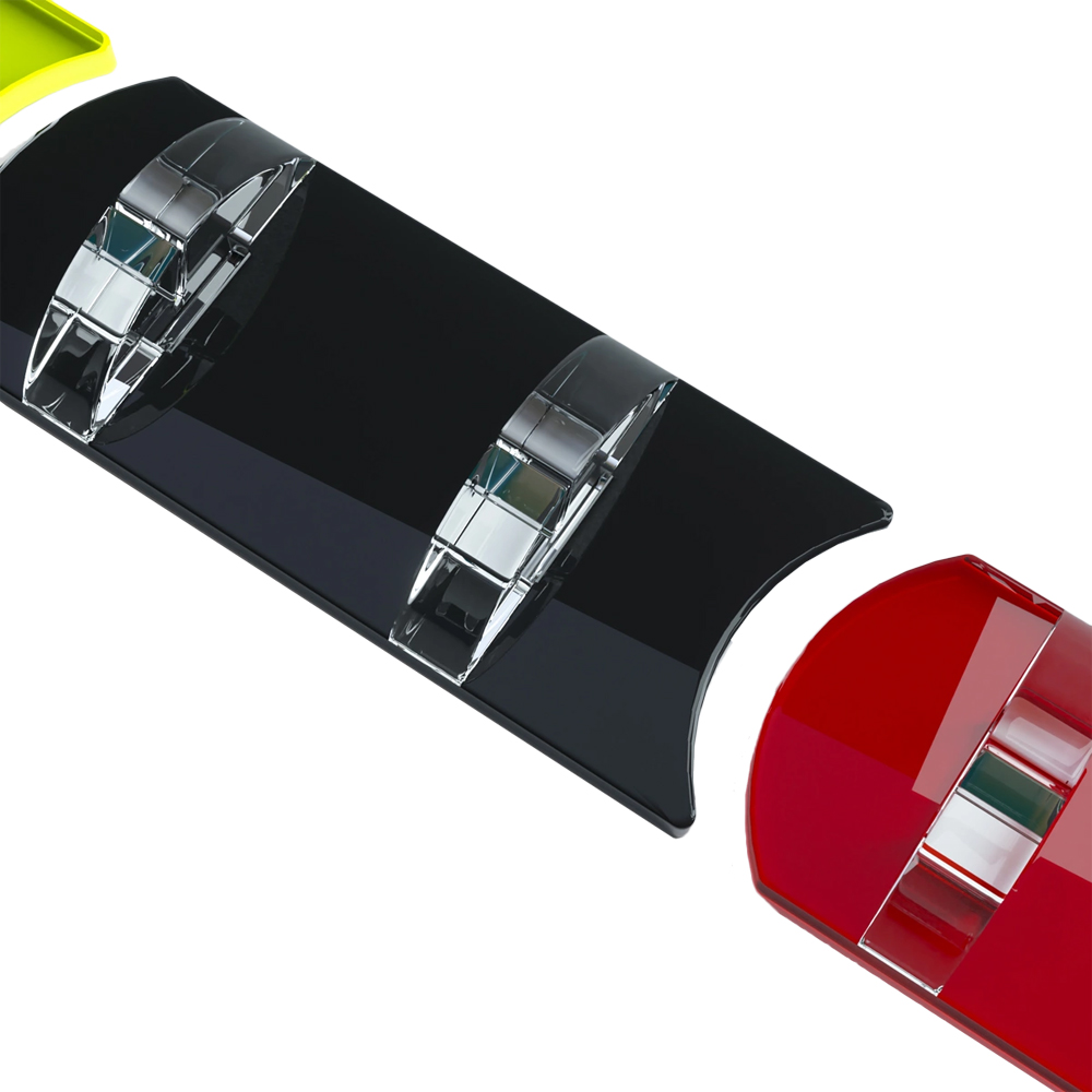 Premium Acrylic Card Stands Set: Multicolor (10)