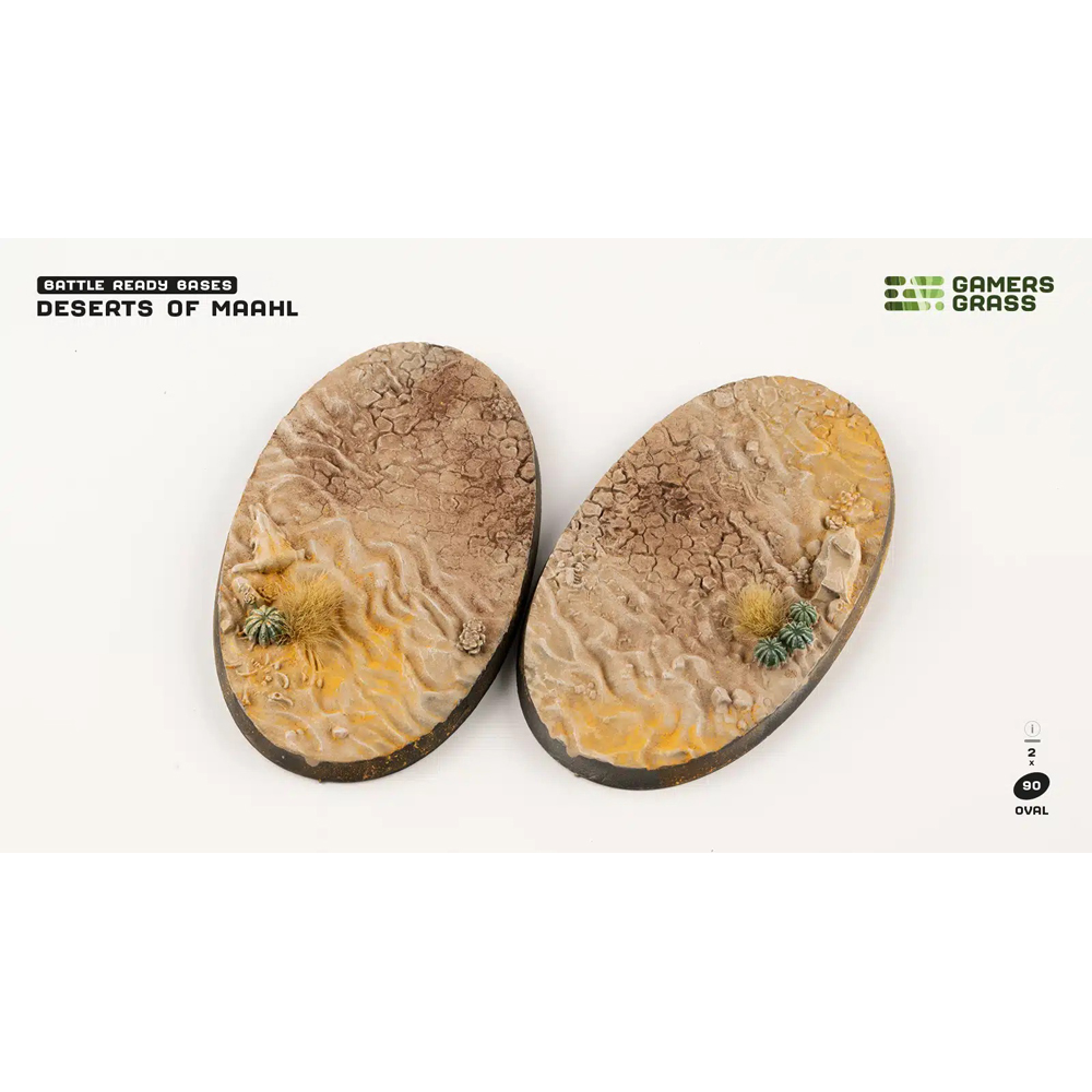 Battle Ready Bases: Deserts of Maahl - Oval 90mm (2)
