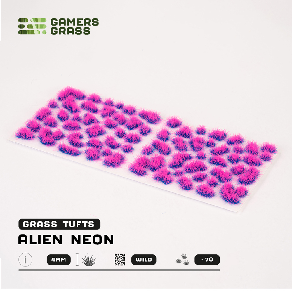 Gamers Grass Tufts: Alien Neon - Wild 4mm
