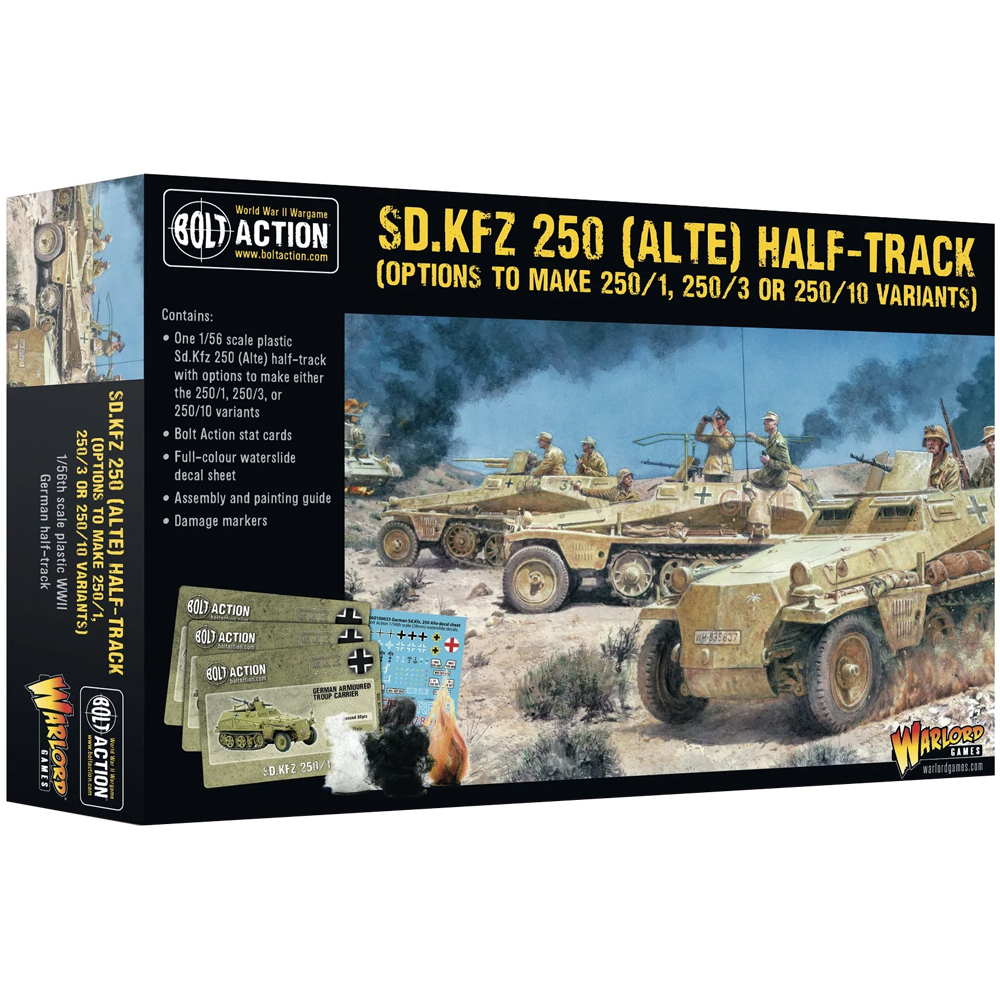Bolt Action: German - Sd.Kfz 250 (Alte) Half-Track (250/1, 250/3, or 250/10)