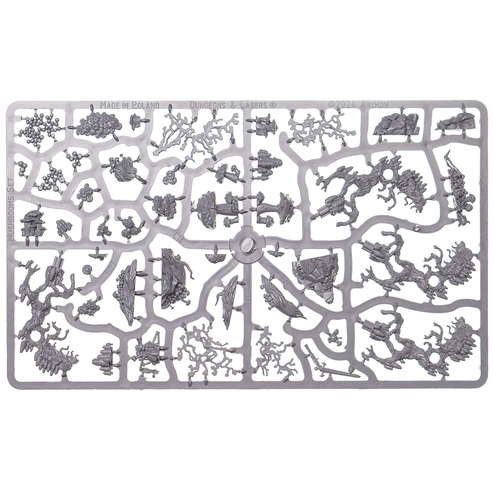Dungeons & Lasers: Cave Fungi Scatter Terrain
