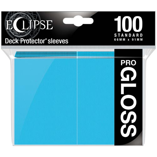 Deck Protector Sleeves: Eclipse Gloss - Sky Blue (100)