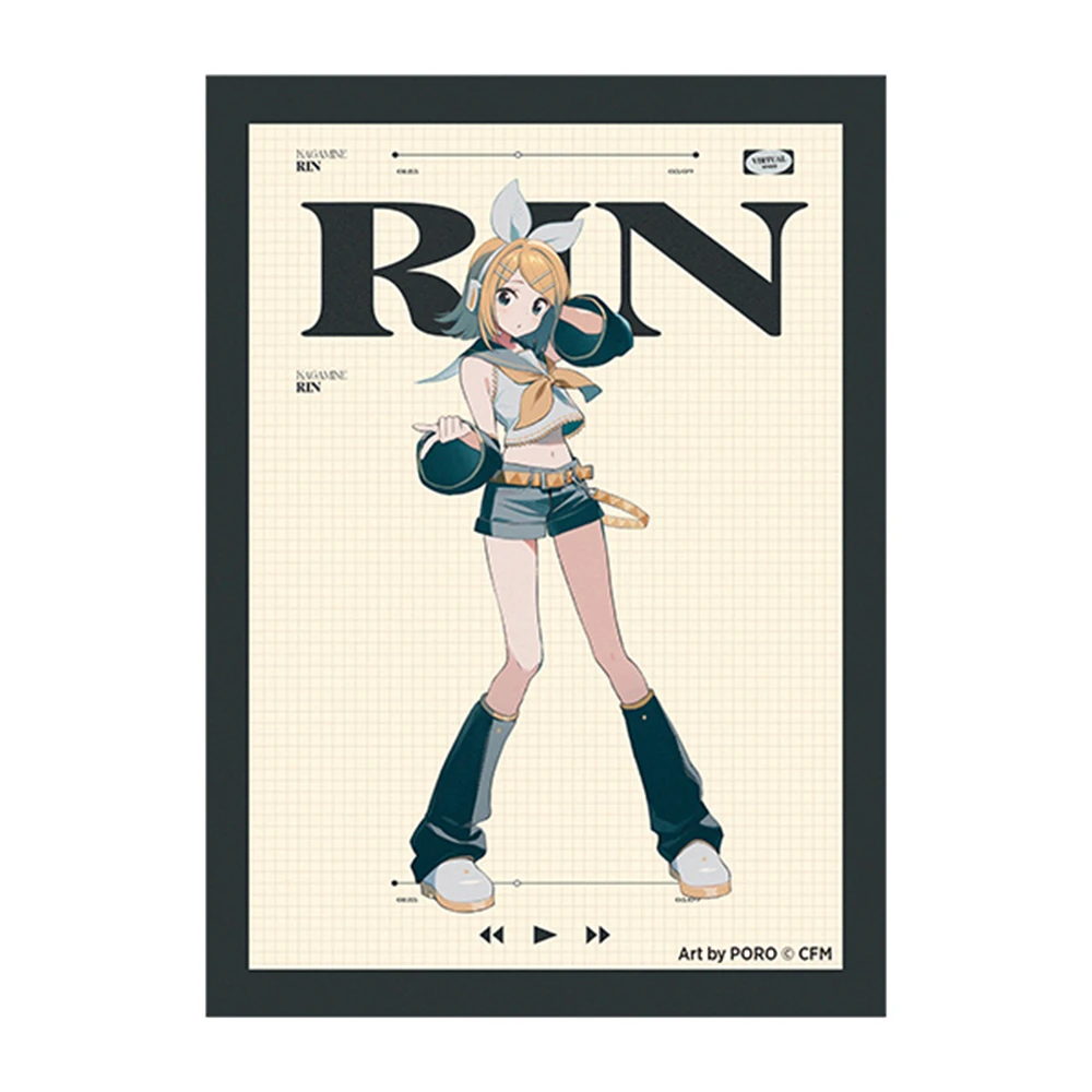Hatsune Miku Deck Protectors in Clear Box: Retro Soundscapes - Rin (100) (Preorder)