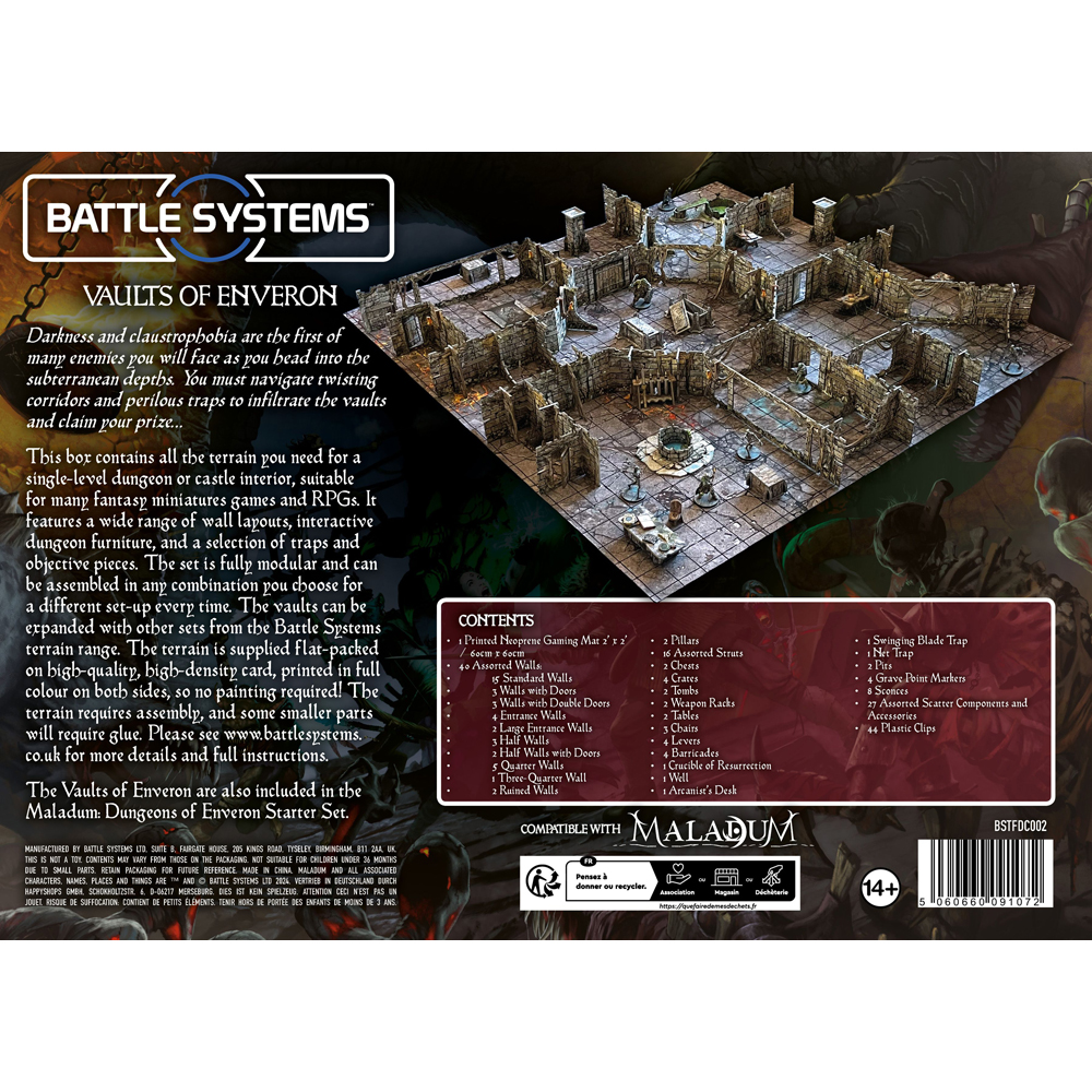 Battle System Terrain: Vaults of Enveron