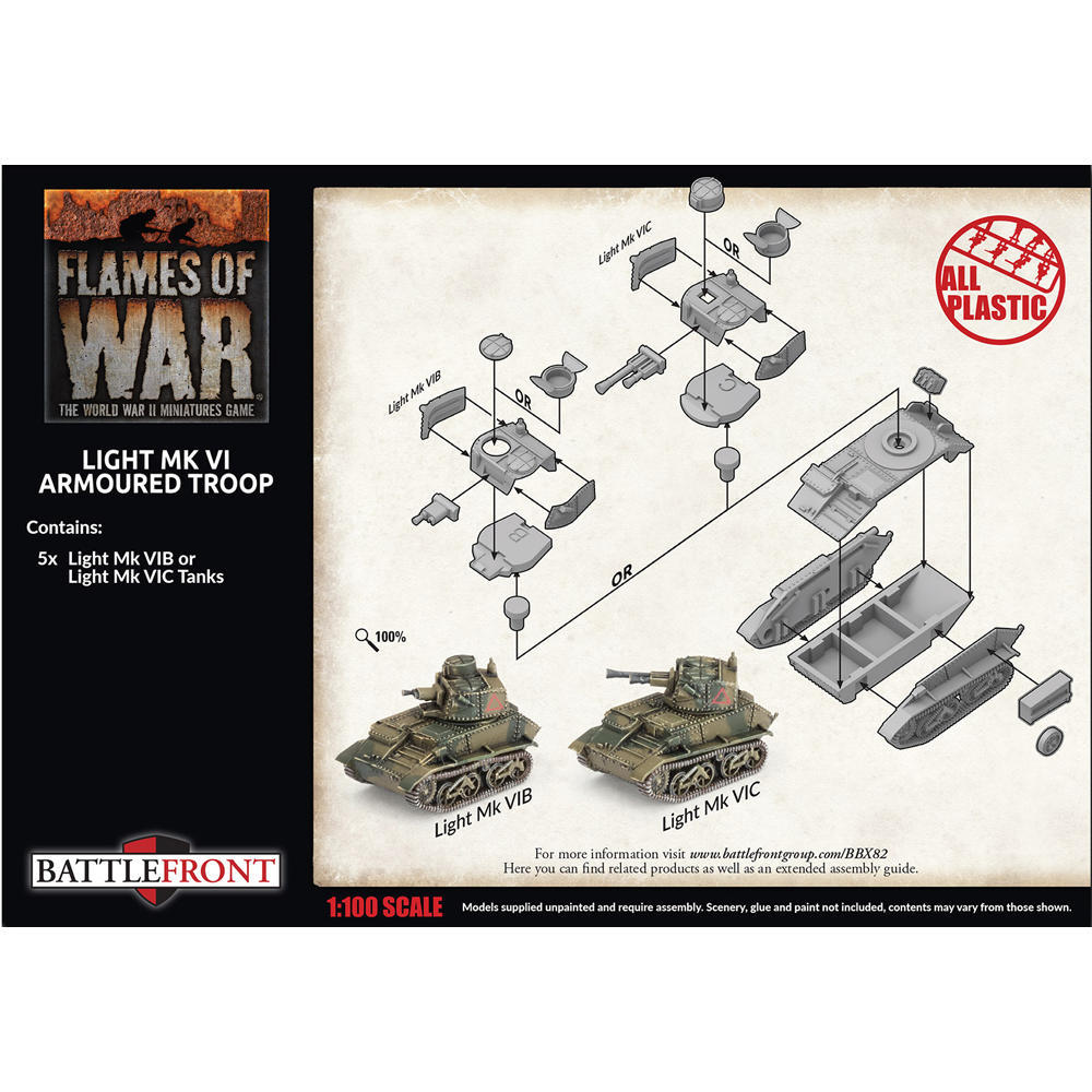 Flames of War WW2: Light Mk VI Armoured Troop