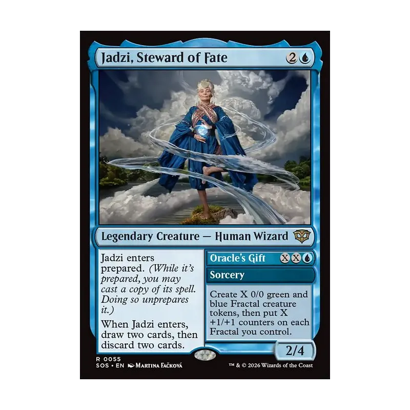 Jadzi, Steward of Fate // Oracle's Gift - Secrets of Strixhaven (Near Mint)