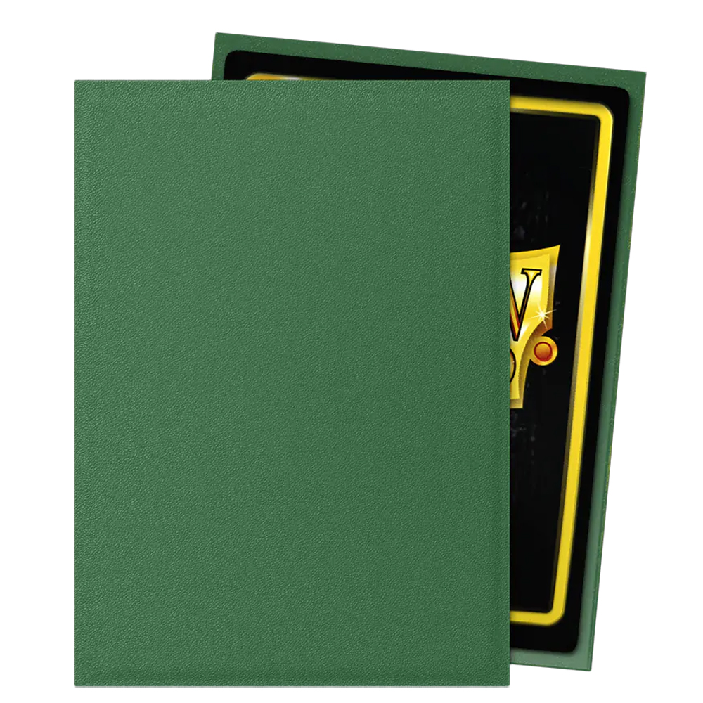 Dragon Shield Sleeves: Matte Non-Glare - Forest Green (100)
