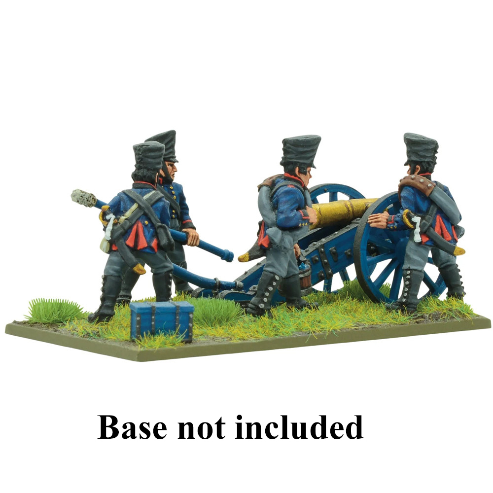 Black Powder Napoleonic Wars: Prussian Foot Artillery with 6- or 12-pdr (1813-15)