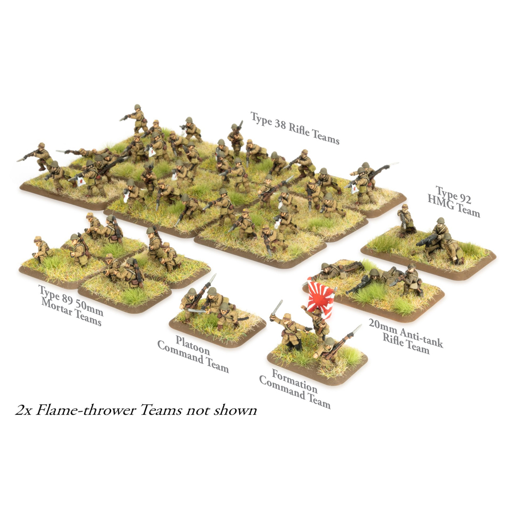 Flames of War WW2: Japanese - Infantry Platoon