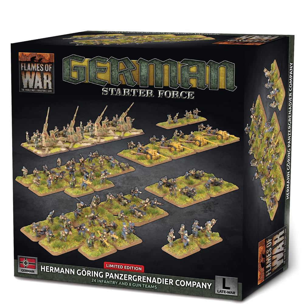 Flames of War WW2: German Starter Force - Hermann Goering Panzergrenadier Company (New Arrival)