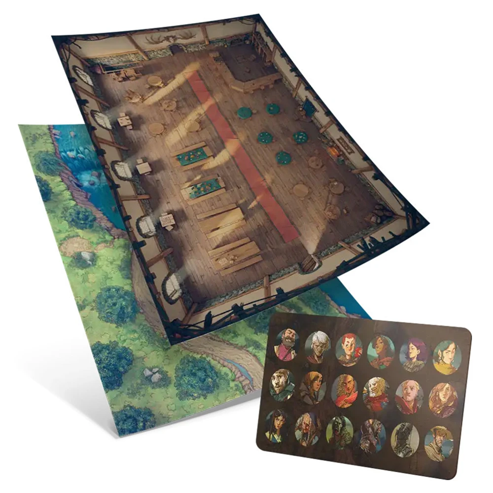 Legend in the Mist RPG: Scene Maps & Tokens (New Arrival)