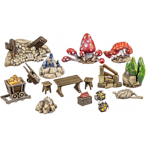 Dungeons & Lasers: Dwarven Mine Props