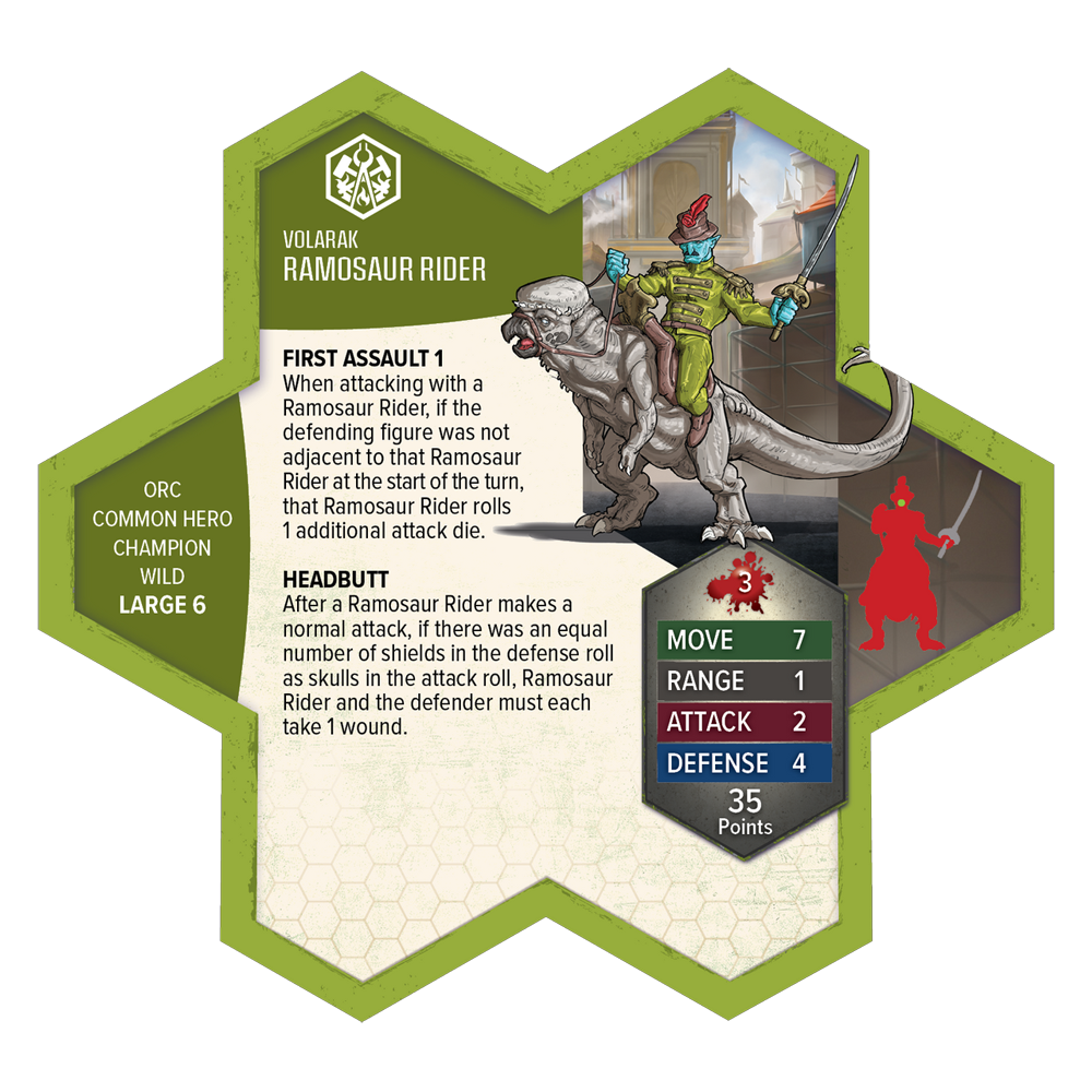 Heroscape: Age of Annihilation - Chain Gruts & Ramosaur Rider Army Expansion (Unpainted)