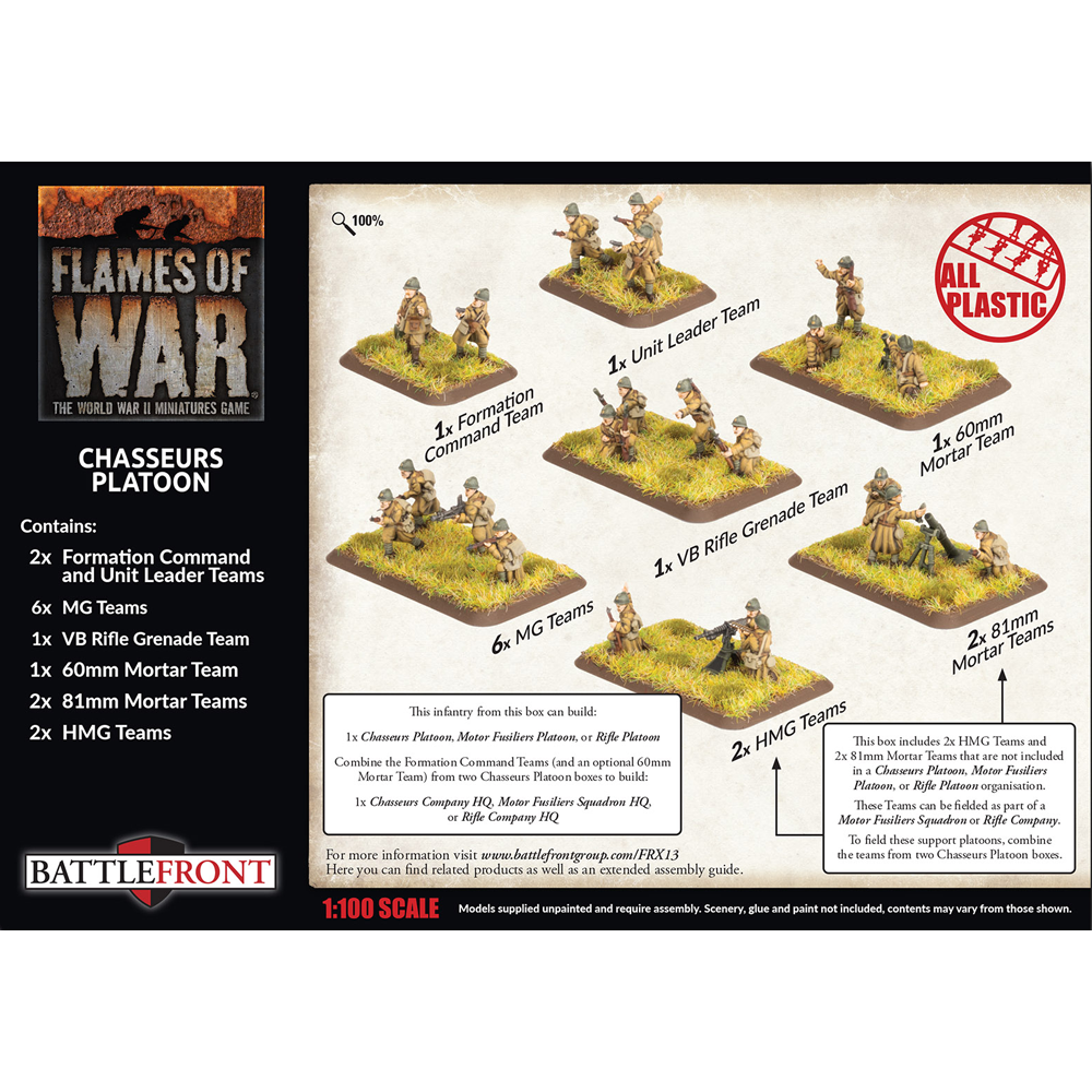 Flames of War WW2: Chasseurs Platoon