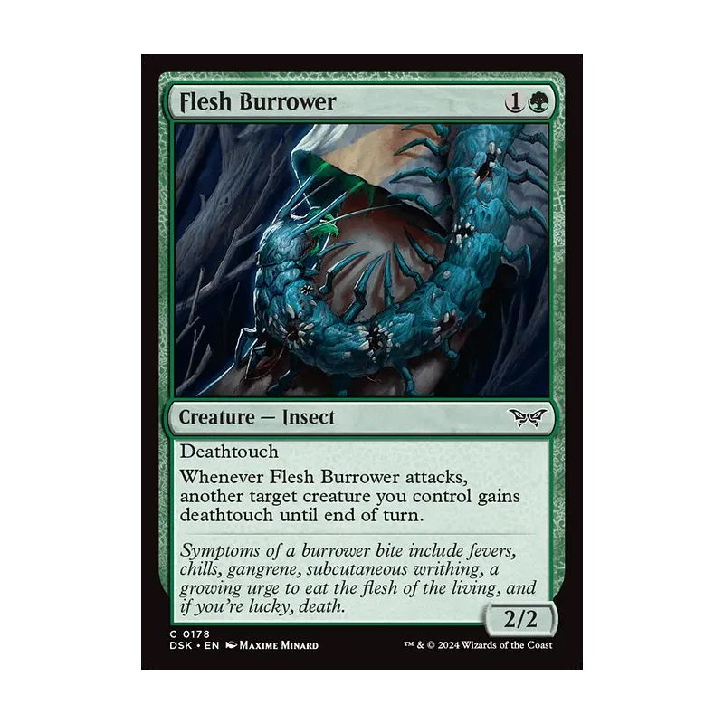 Flesh Burrower - Duskmourn: House of Horror (Near Mint)