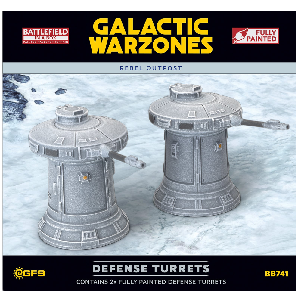 Battlefield in a Box: Galactic Warzones: Rebel Outpost - Defense Turrets