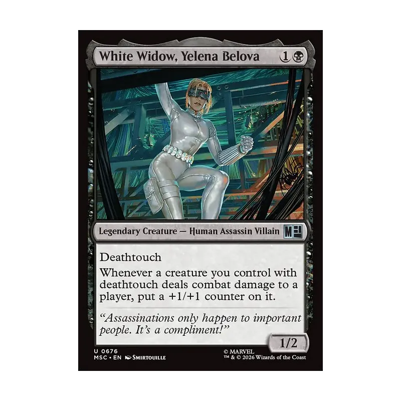 White Widow, Yelena Belova - Marvel Super Heroes Commander (Near Mint)